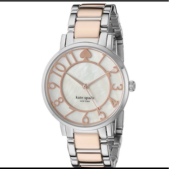 kate spade Accessories - Kate Spade | 2 Tone Ladies Gramercy Watch MOP Face